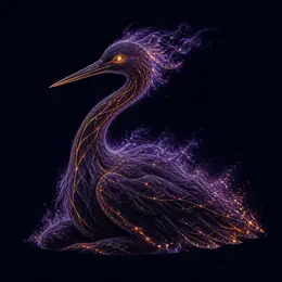 Portrait of Bifang, the Ember Crane