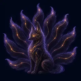 Portrait of Ninetail, the Fox of Qingqiu